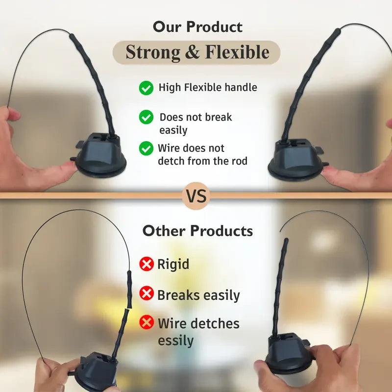 10-in-1 Hands-Free Interactive Cat Wand Toy with Suction Cup