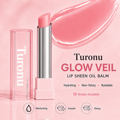 🔥Last Day Buy 1 Get 1 Free 🔥glow veil lip sheen oil balm