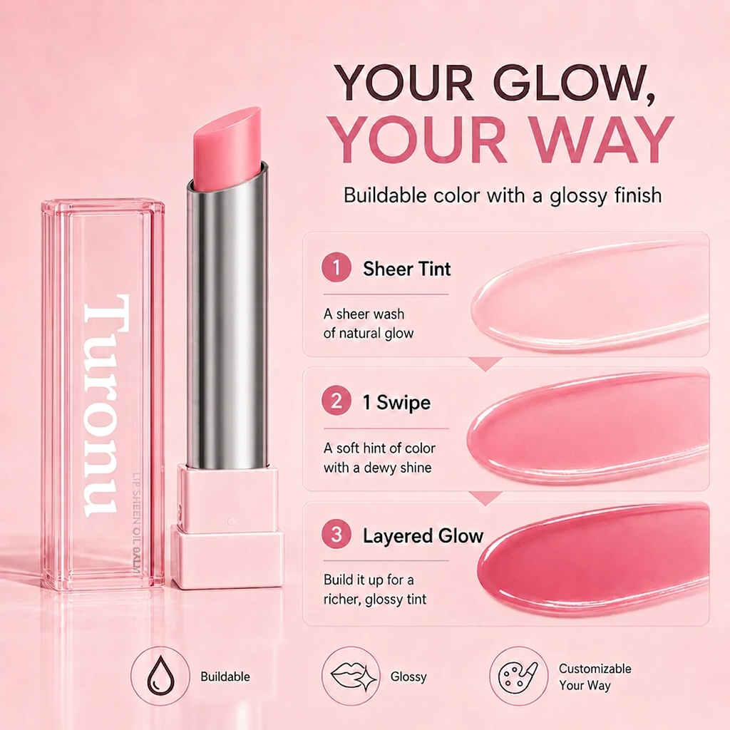 🔥Last Day Buy 1 Get 1 Free 🔥glow veil lip sheen oil balm